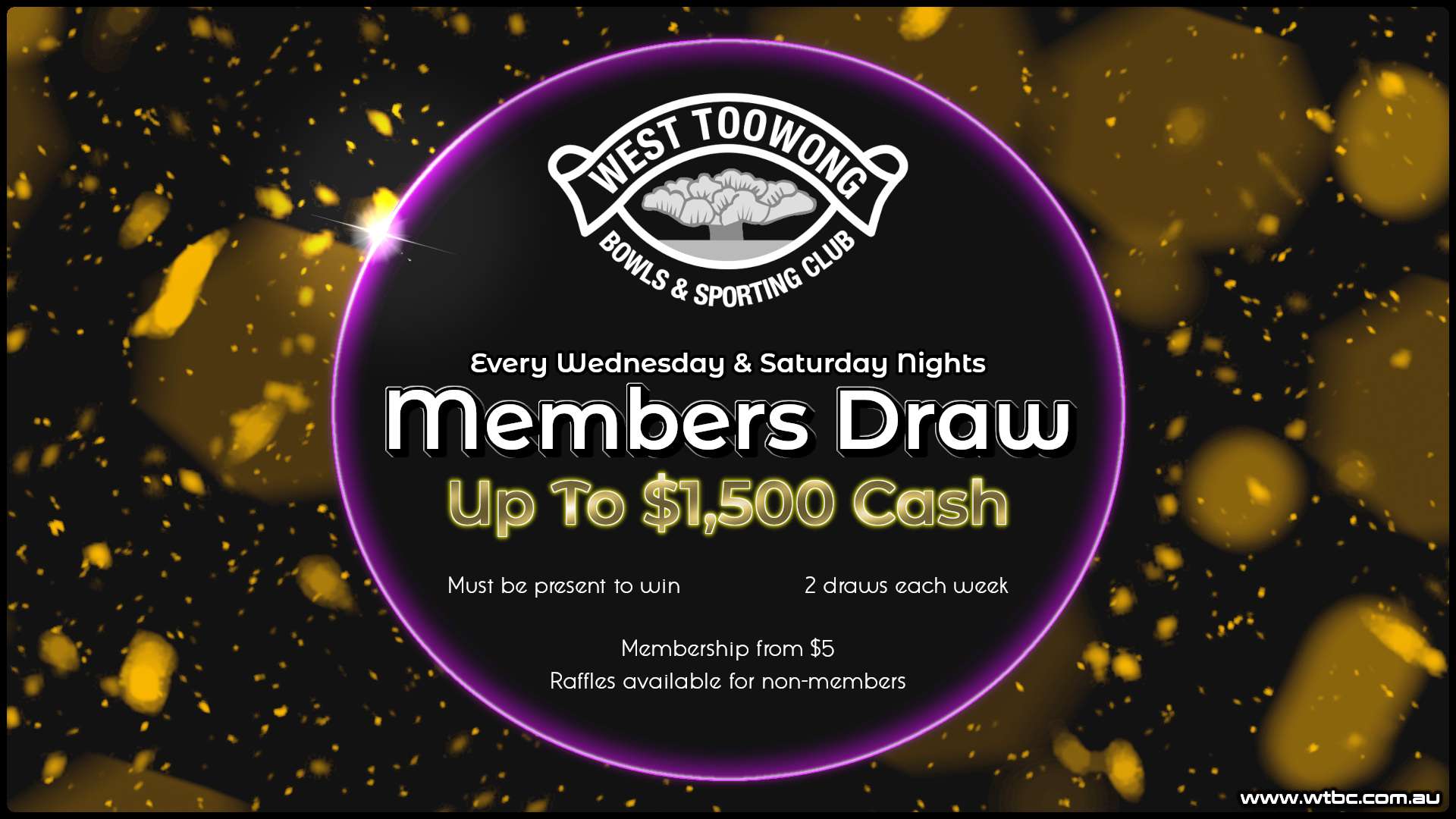 Member’s Draw & Raffles